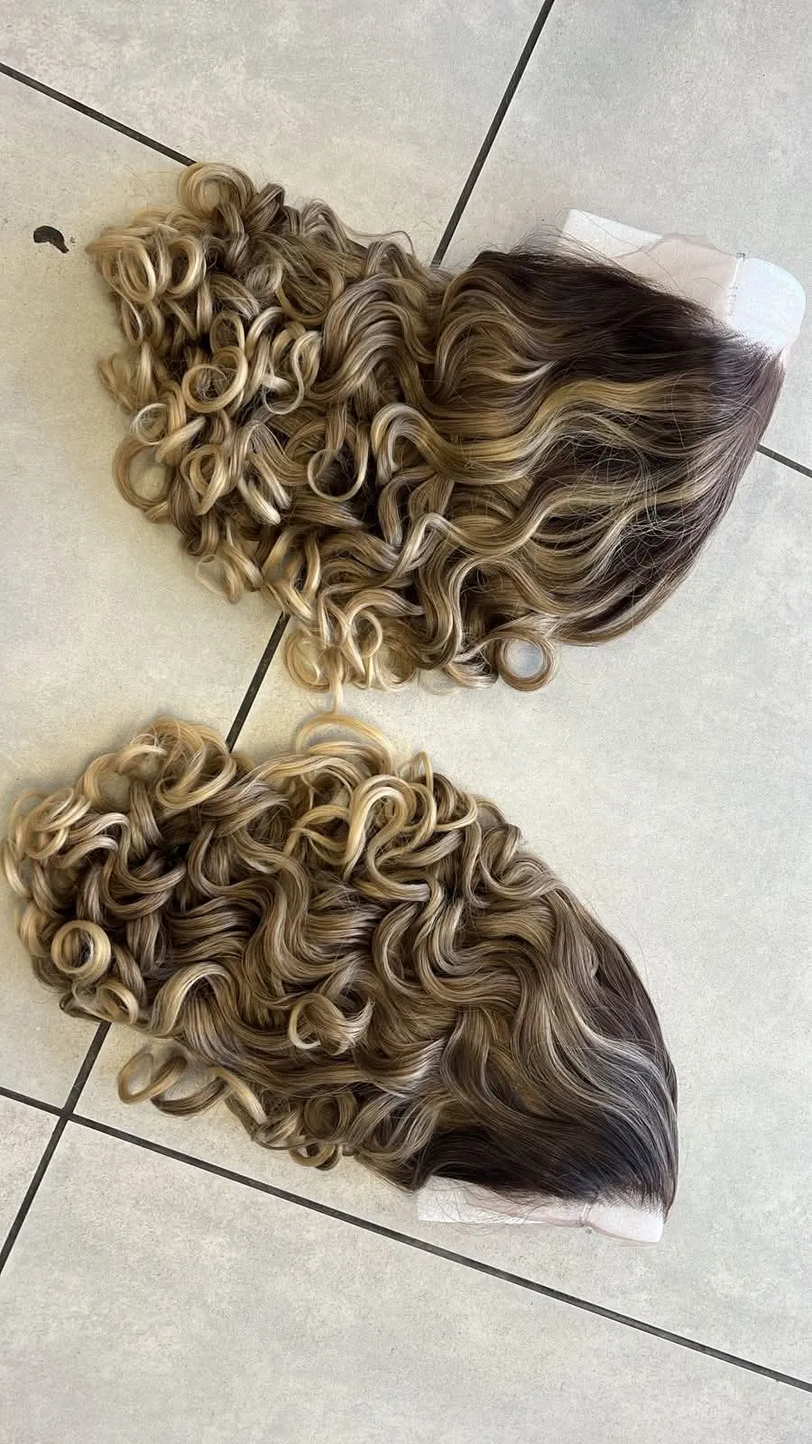 Curly hair closure