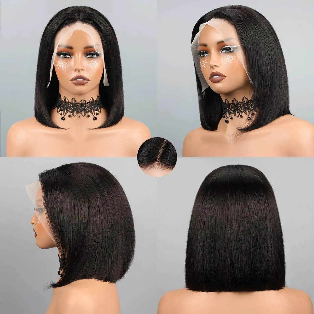 Glueless bob lace wigs